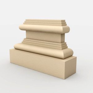 Pilaster Sockel "Köln" 30cm breit Stuckversand.com 2