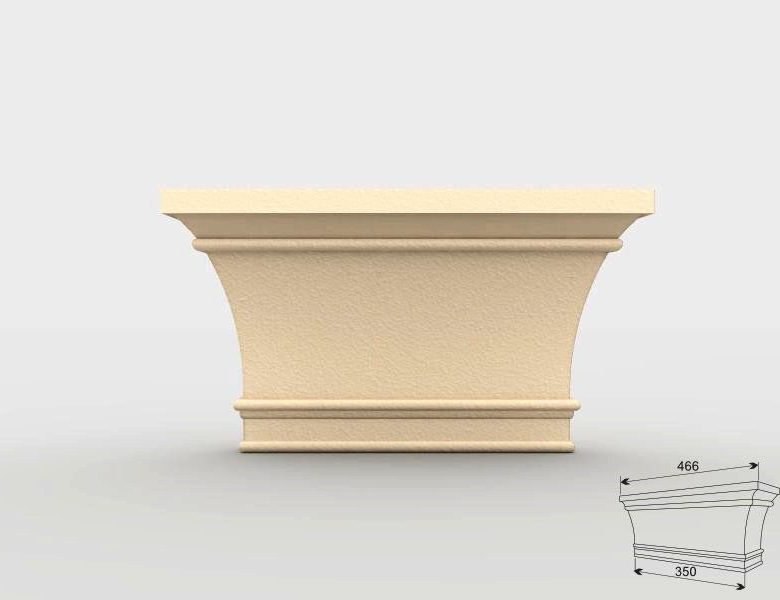 Pilasterkapitell "Dortmund" 35cm Stuckversand.com