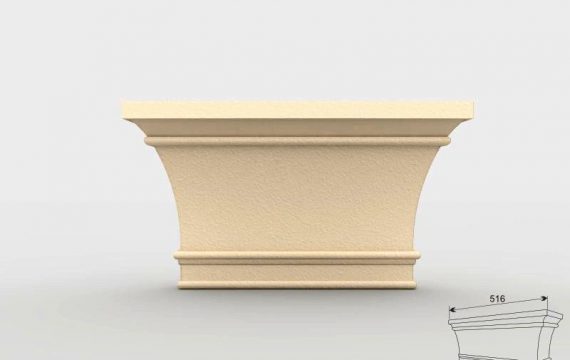 Pilasterkapitell "Essen" 40cm Stuckversand.com