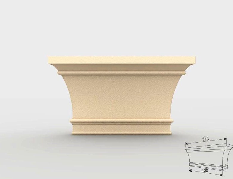 Pilasterkapitell "Essen" 40cm Stuckversand.com