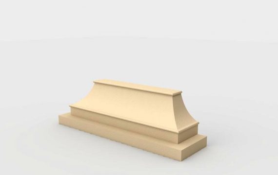 Pilaster Sockel "Turin" 30cm Stuckversand.com