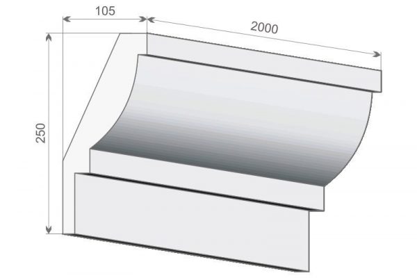 Gesimse Fassade "Rotterdam" günstig bei Stuckversand.com