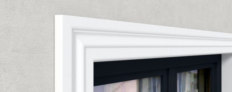 Stuckleiste flach Fassade "Chicago" Stuckversand.com 5