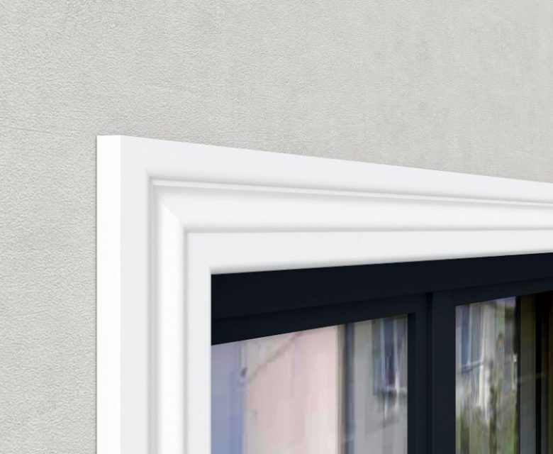 Stuckleiste flach Fassade "Chicago" Stuckversand.com 5
