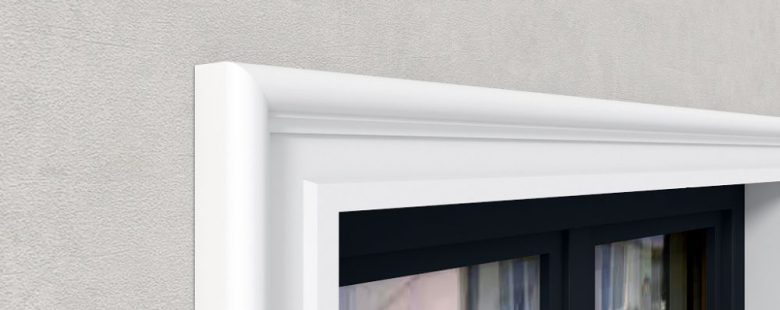 Stuckleiste flach Fassade "Helsinki" Stuckversand.com 5