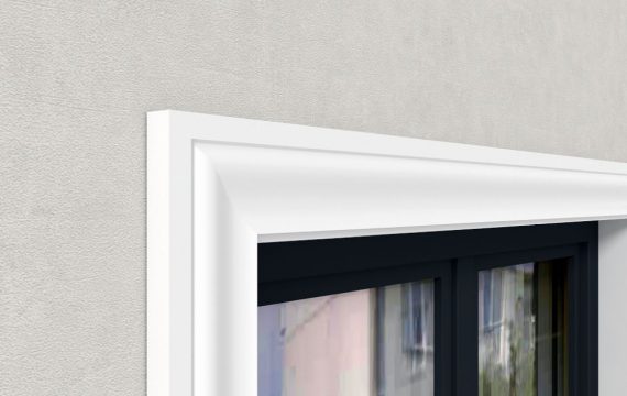 Stuckleiste flach Wandstuck "Rom" Stuckversand.com 2