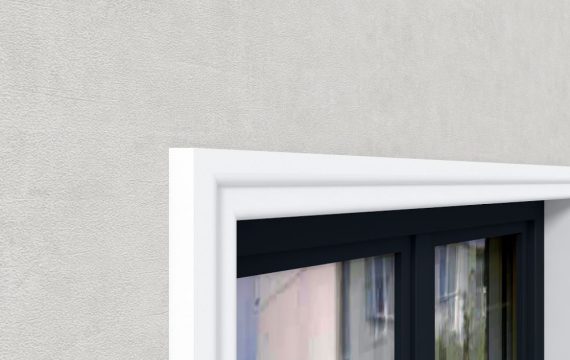 Stuckleiste flach für Fassade "Vancouver" Stuckversand.com 4