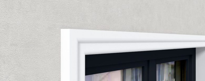 Stuckleiste flach für Fassade "Vancouver" Stuckversand.com 4