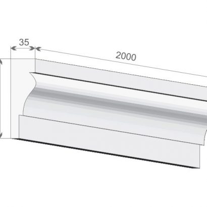 Stuckleiste Fensterstuck Styropor "Köln" Stuckversand.com 9