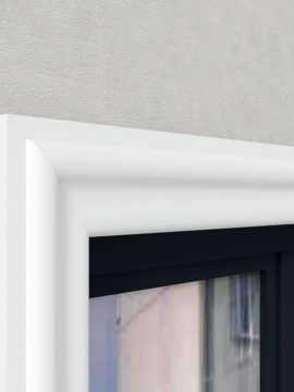 Stuckleiste flach "Madrid" für Fassade und Wand Stuckversand.com 3