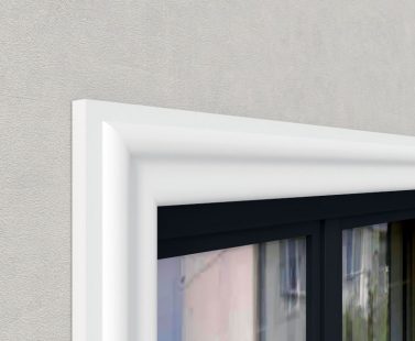 Stuckleiste flach "Madrid" für Fassade und Wand Stuckversand.com 3