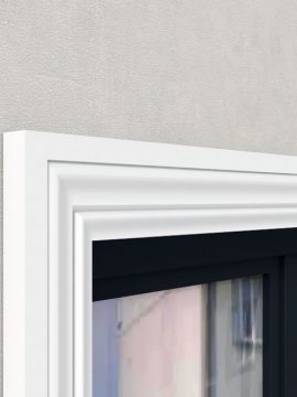Stuckleiste flach aus Styropor für Wand und Fassade von Stuckversand.com 4