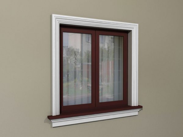 Stuckleiste flach aus Styropor für Wand und Fassade von Stuckversand.com 2