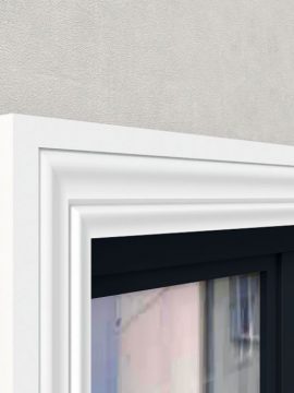 Stuckleiste flach Styropor "Lyon" Stuckversand.com 4