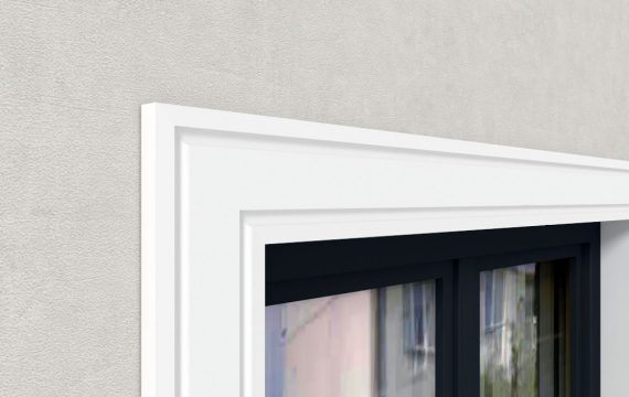 Stuckleite flach Styropor "Manila" Stuckversand.com 3