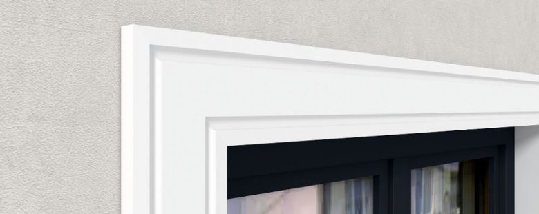 Stuckleite flach Styropor "Manila" Stuckversand.com 3