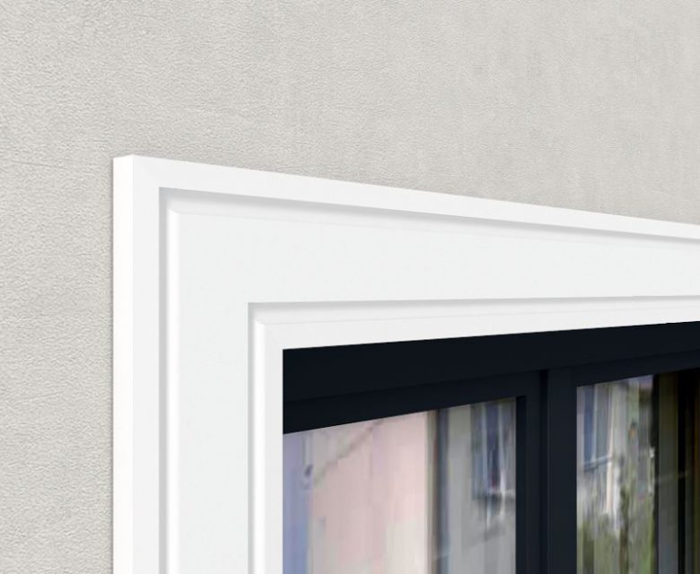 Stuckleite flach Styropor "Manila" Stuckversand.com 3