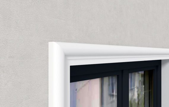 Stuckleiste flach für Wand und Fassade aus Styropor bei Stuckversand.com 4