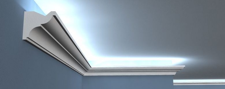 Stuckleiste indirekte Beleuchtung "Lissabon" Stuckversand.com