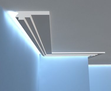 Indirekte Beleuchtung Stuckleiste "Madrid" Stuckversand.com