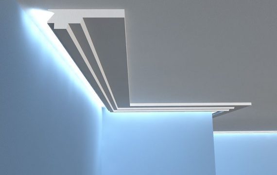 Indirekte Beleuchtung Stuckleiste "Madrid" Stuckversand.com