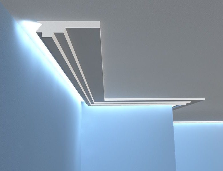 Indirekte Beleuchtung Stuckleiste "Madrid" Stuckversand.com