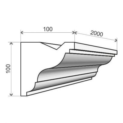 Stuckleiste für LED aus Styropor bei Stuckversand.com