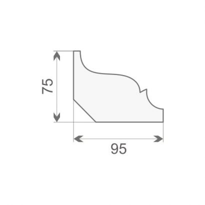 Stuckprofil Sims "Düsseldorf" Stuckversand.com