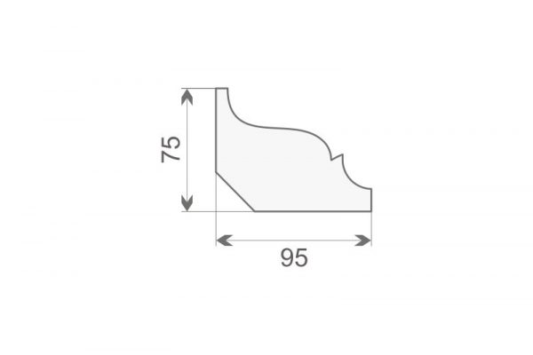 Stuckprofil Sims "Düsseldorf" Stuckversand.com