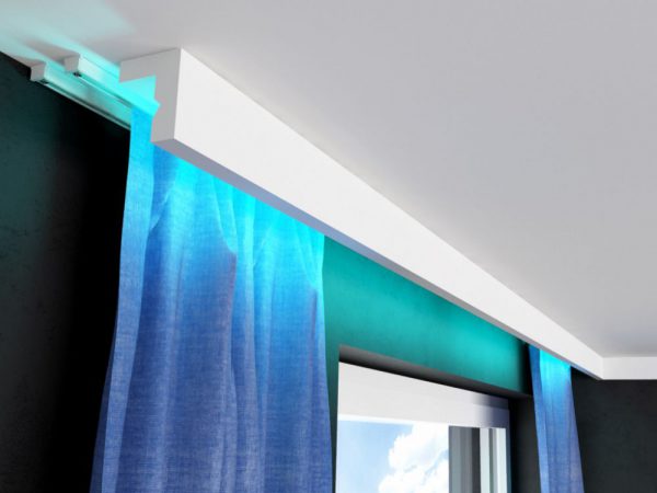 Styropor Verkleidung Gardine Typ "Dubai" Stuckversand.com