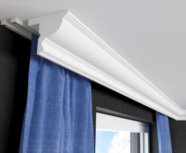 Vorhang Blende Styropor "Tel Aviv" Stuckversand.com