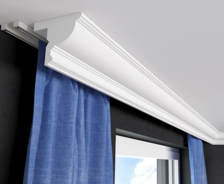 Vorhang Blende Styropor "Tel Aviv" Stuckversand.com