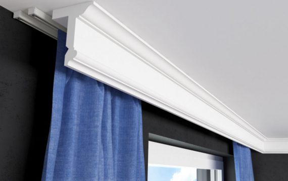 Vorhangverkleidung Stuckleiste "Bukarest" Stuckversand.com
