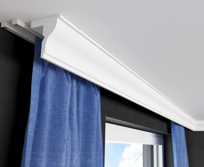 Vorhang Zierleiste Stuck "Jakarta" Stuckversand.com