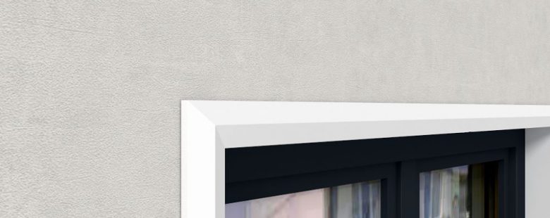 Wandstuck Fassade flach "Caracas" Stuckversand.com 2