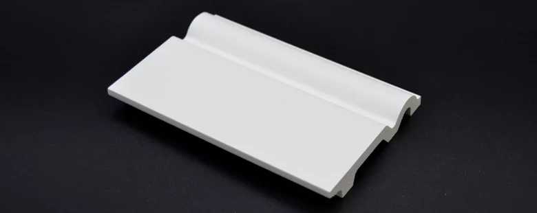 Fußleiste "Norderney" (Sockelleiste weiß) kaufen auf Stuckversand.com