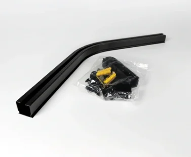 Bogen 135° Vorhangschiene schwarz