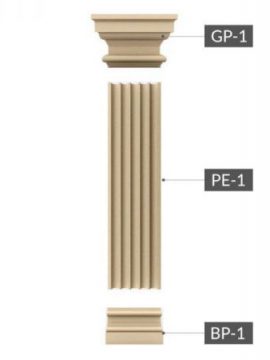 Pilaster-Set Bologna 25 cm