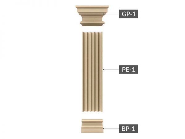 Pilaster-Set Bologna 25 cm