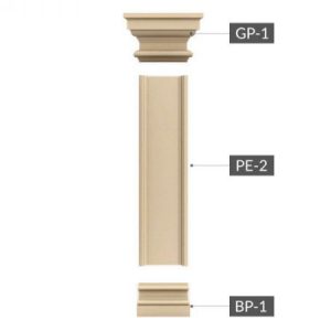 Pilaster-Set Genua 25 cm
