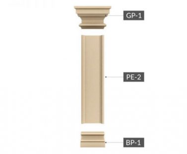 Pilaster-Set Genua 25 cm