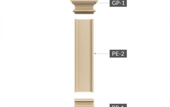 Pilaster-Set Genua 25 cm