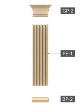 Pilaster-Set Verona 25 cm